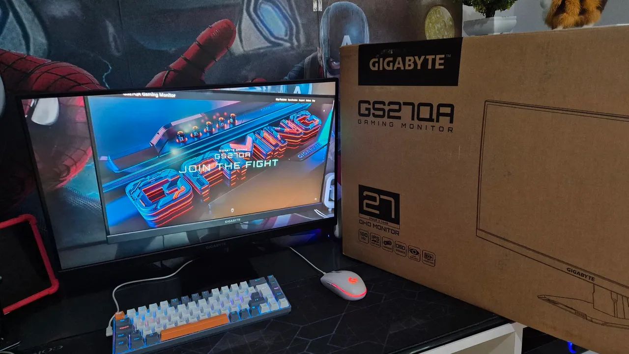 Monitor Gigabyte 27" QHD 180Hz IPS - Nf+ Garantia 