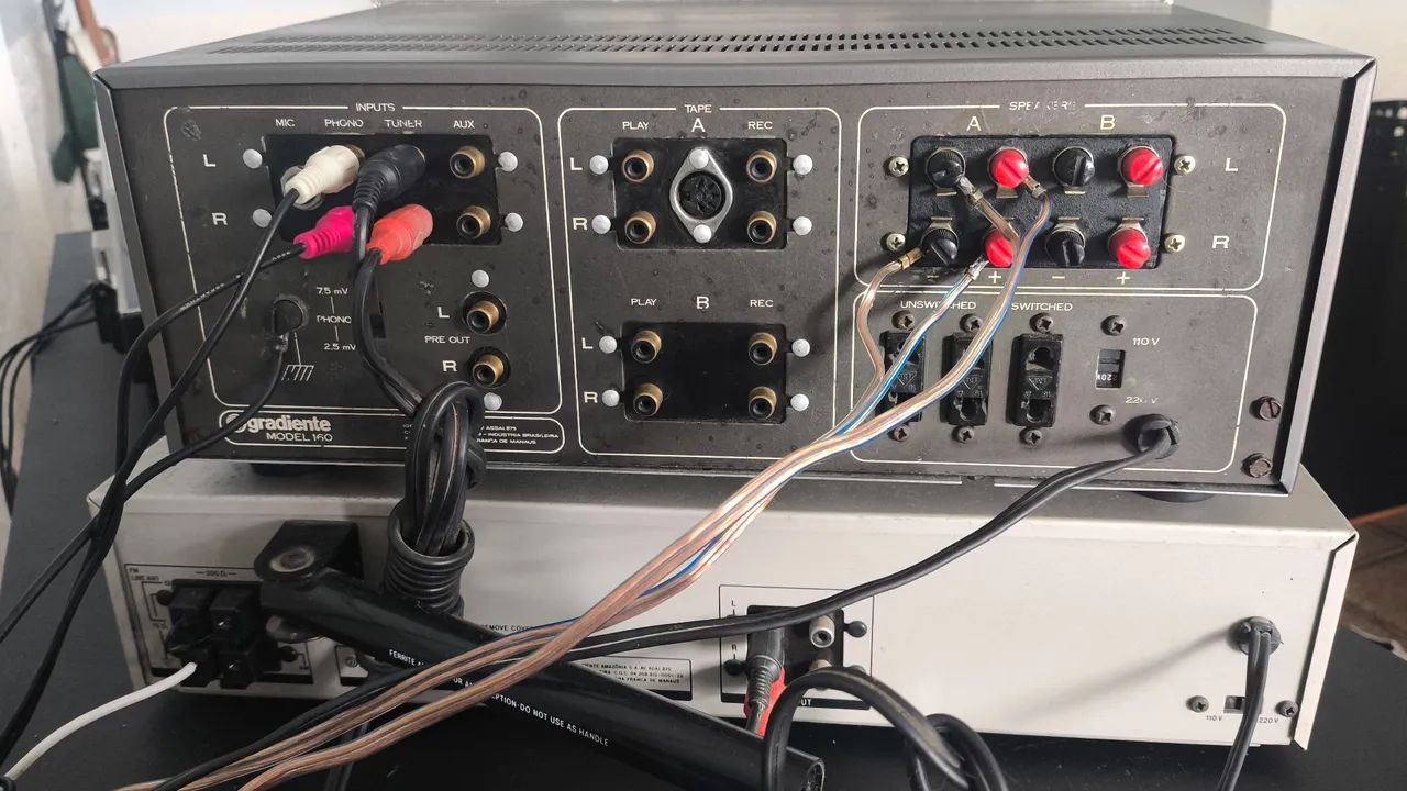 Amplificador Gradiente Model 160 - Impecável  - Foto 5