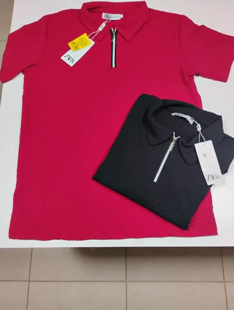 Camisa pólo texturizada no atacado  - Foto 2