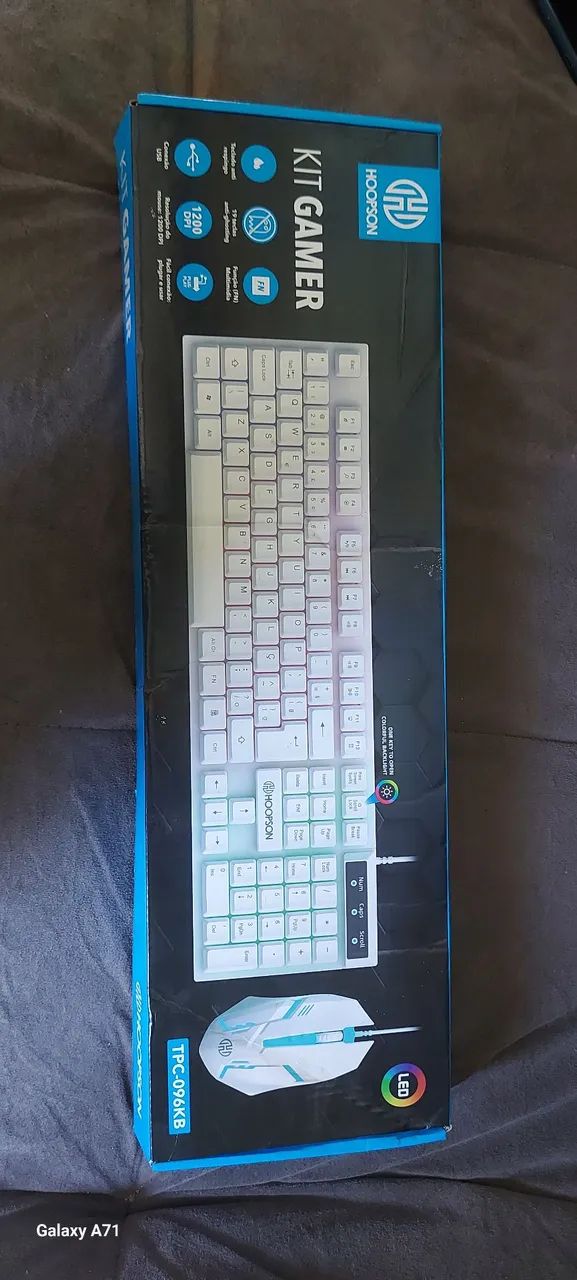 Kit teclado e mouse 