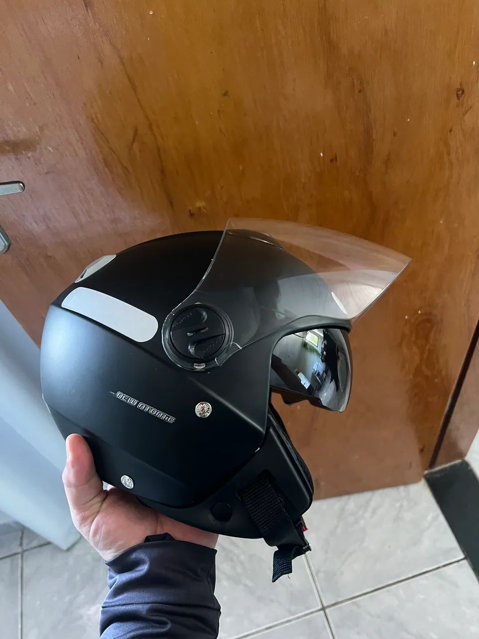 Capacete com óculos interno  - Foto 2