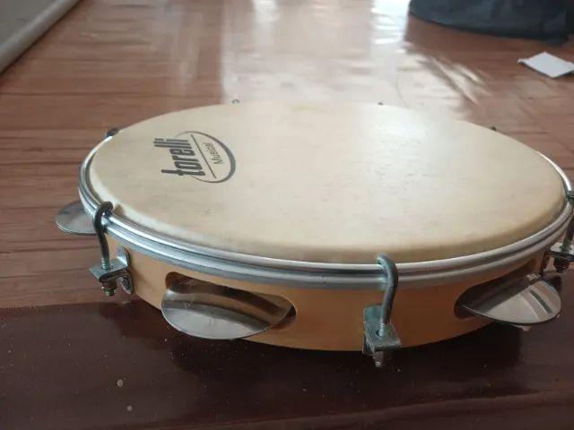 pandeiro de couro 10 polegadas - Foto 3