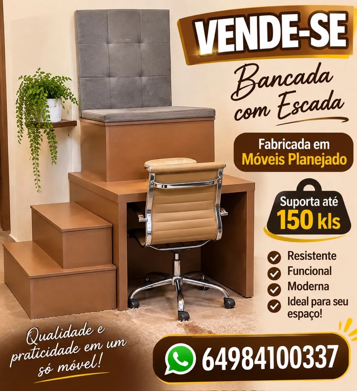Mesa para pedicure 