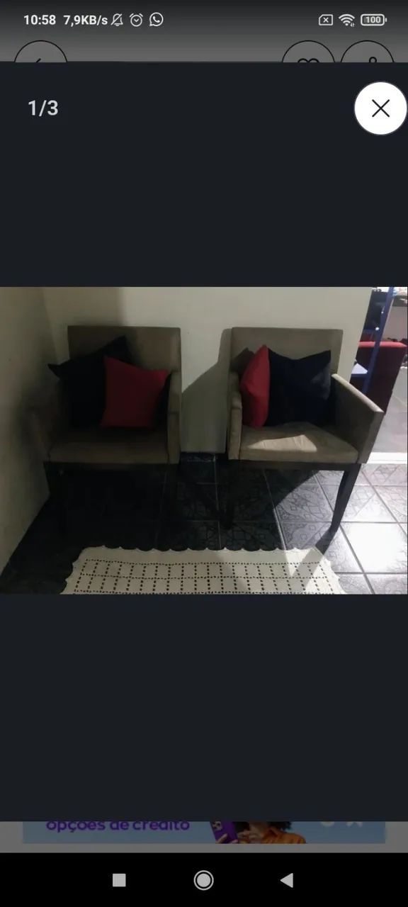 promoção  conjunto de cadeiras 
