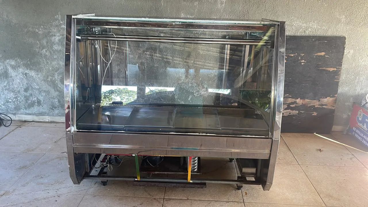 Vitrine refrigerador inox 