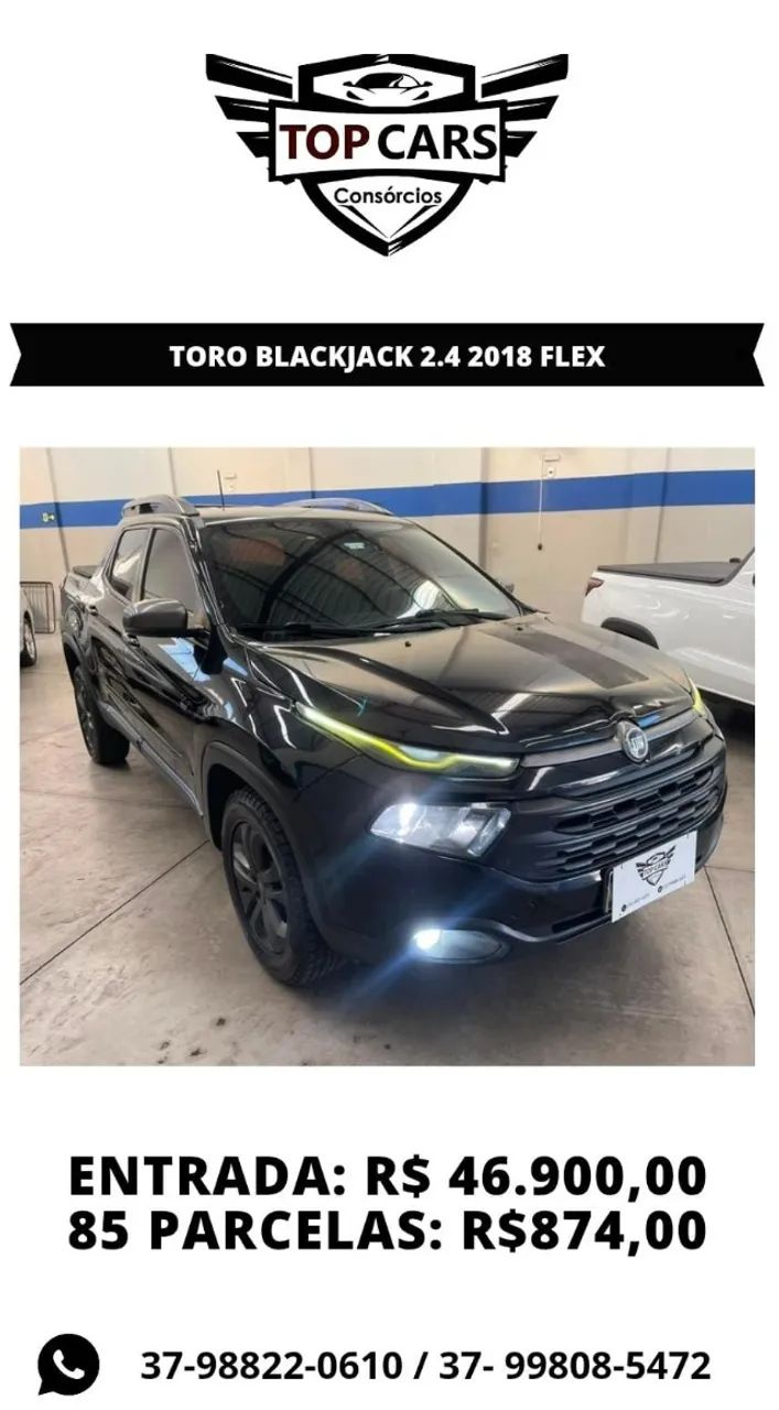 Fiat Toro Blackjack 2.4 16V Flex AUT 2018 - Foto 2