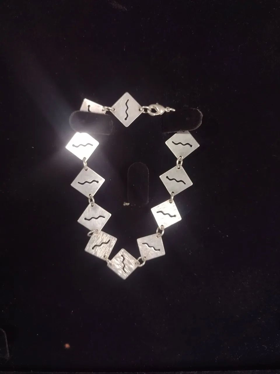 Pulseira folheada a prata omy folheado