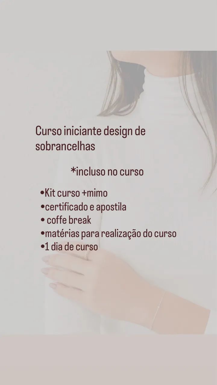 Curso design de sobrancelha e micropigmentação labial 