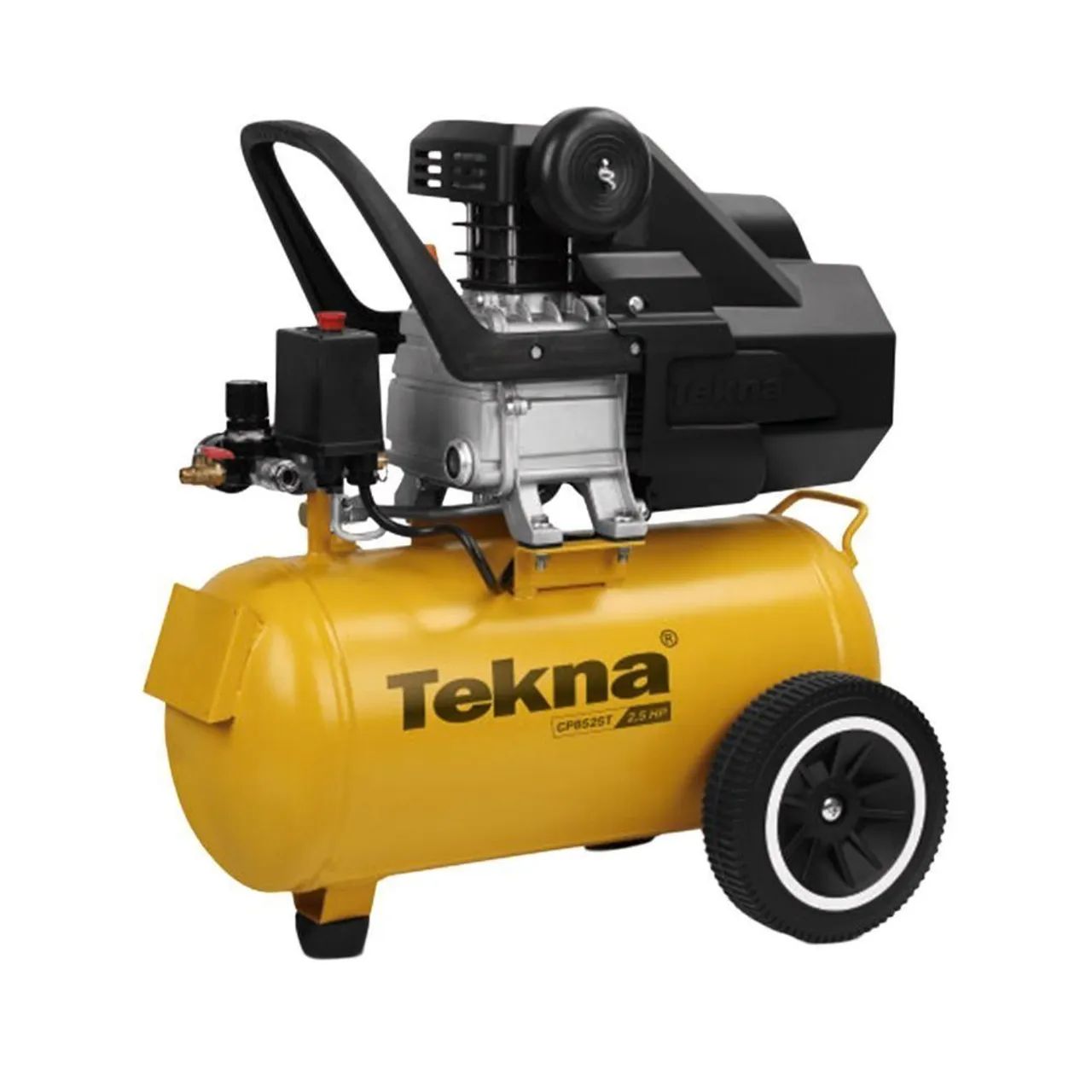 Compressor de Ar 8 Pés 22L 2,5HP com Kit Acessórios de Pintura TEKNA - Foto 3