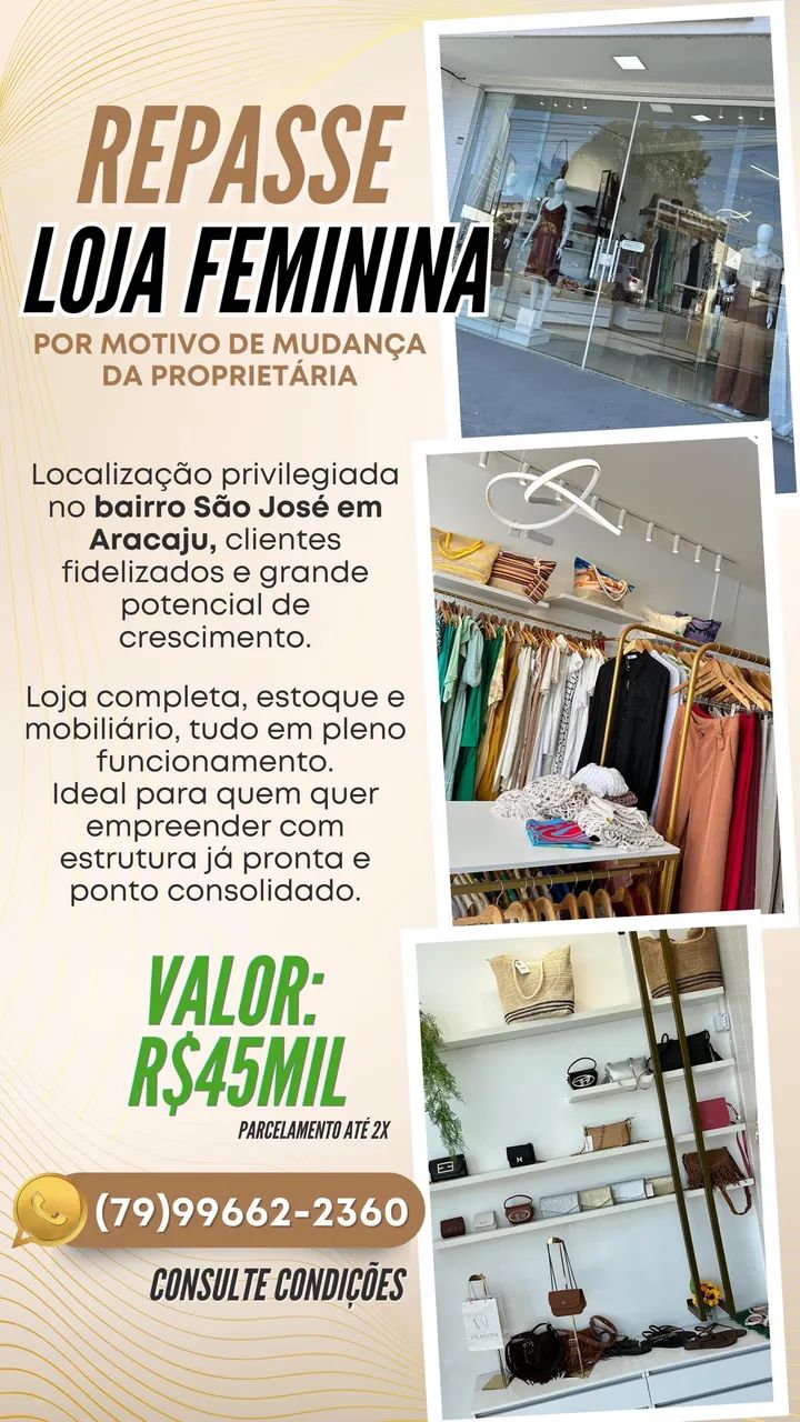 Repasse de loja