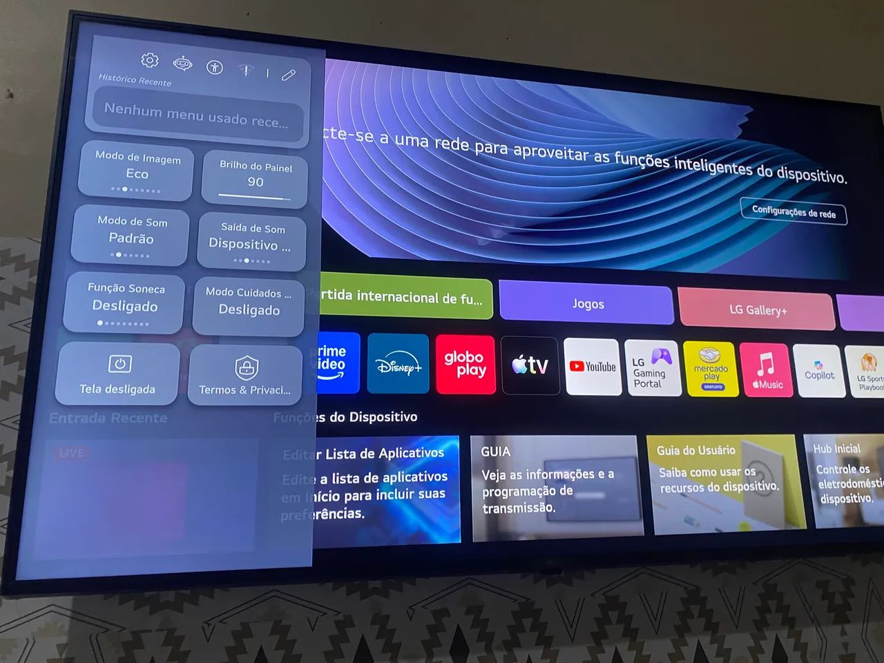 Esmartv 55 polegadas com comando Alexa no controle remoto - Foto 2