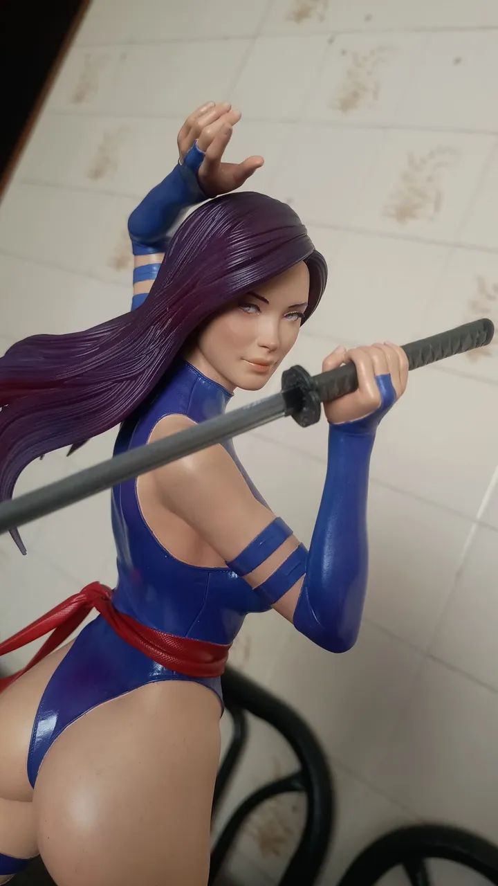 Por encomenda - Figure 3D da Psylocke - Marvel 