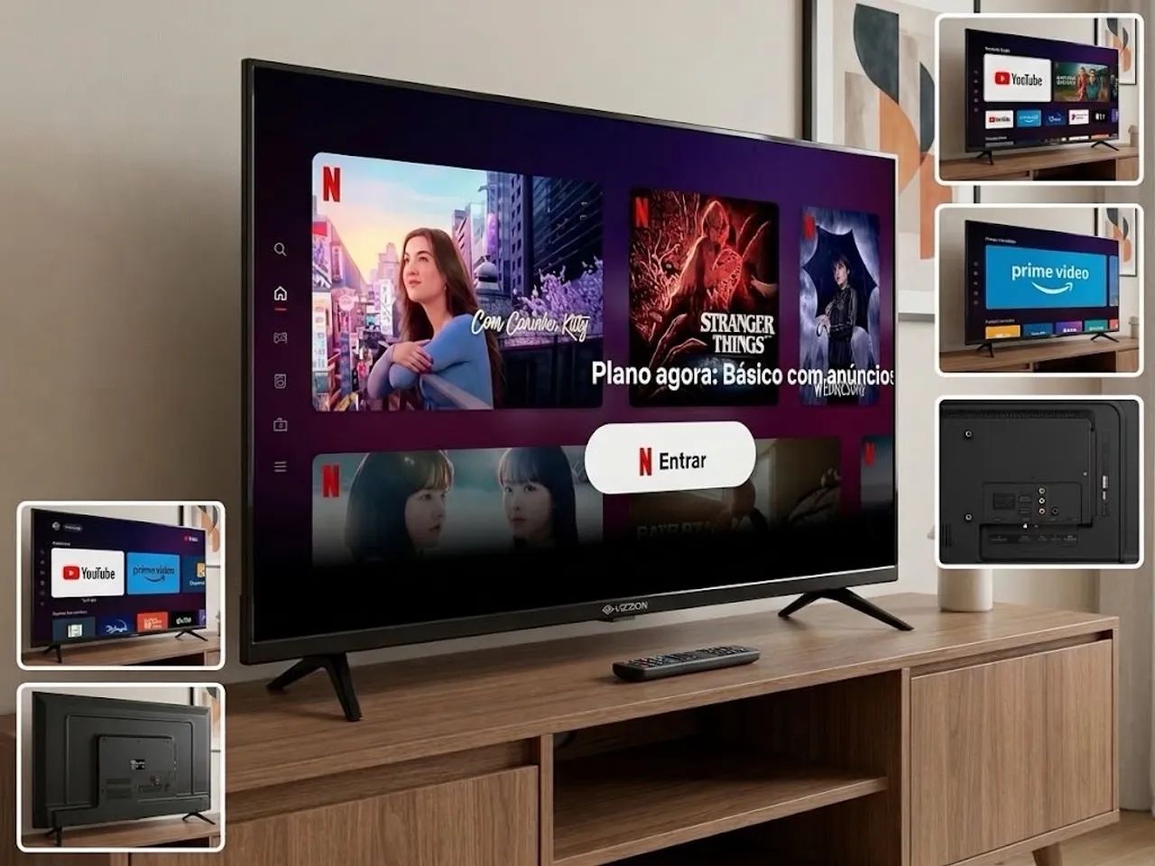 Smart TV 4K Vizzion 55 polegadas  - Foto 2