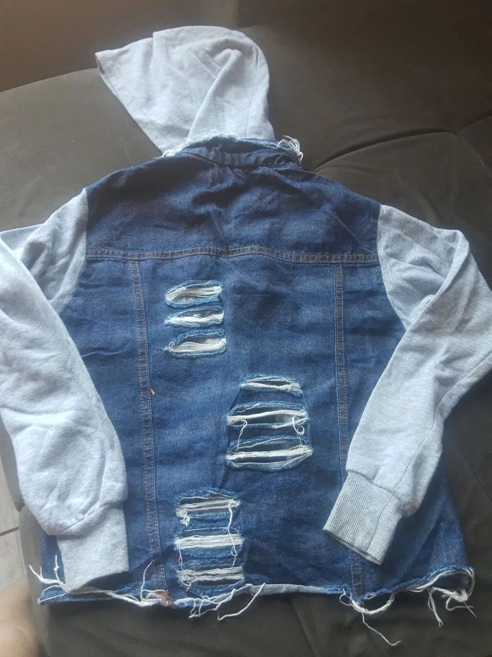 Jaqueta feminina jeans  - Foto 2