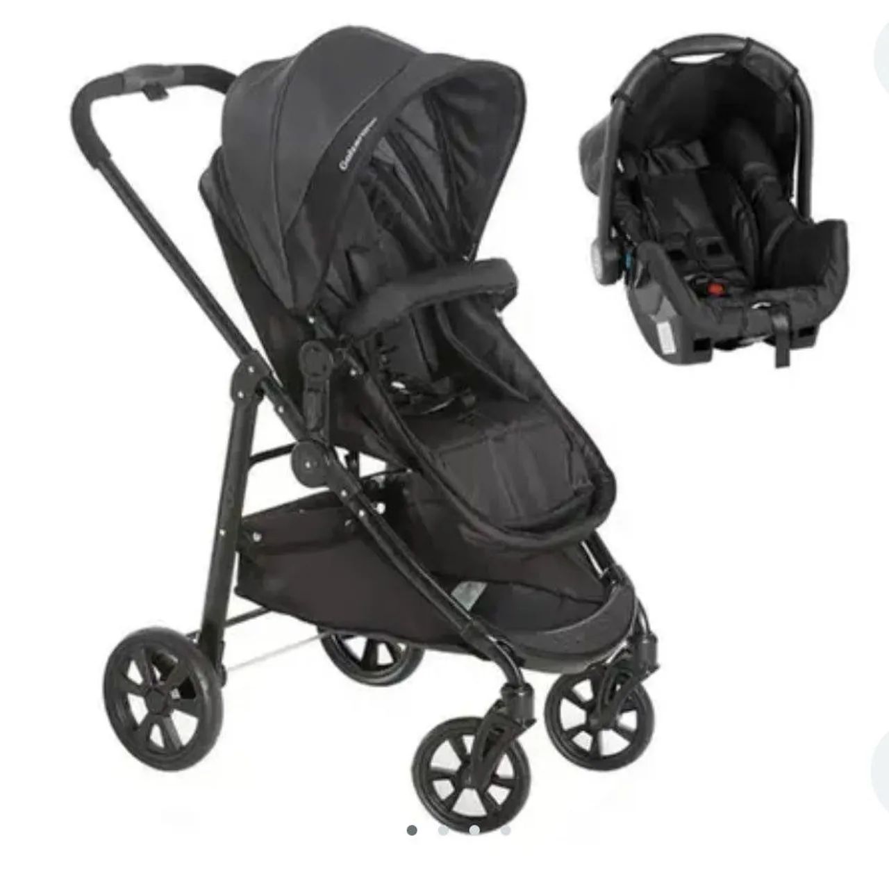 Carrinho+bebê conforto Galzerano