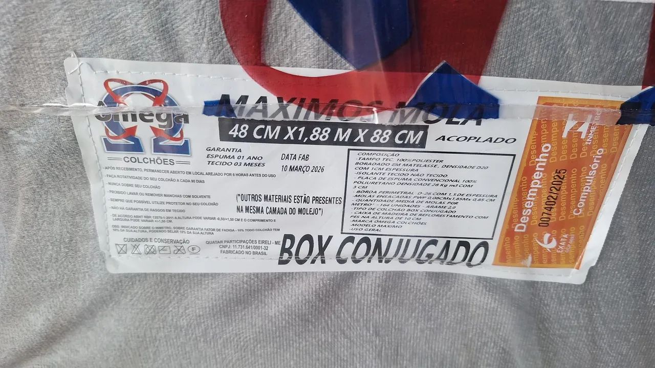 Cama box de mola solteiro  - Foto 3