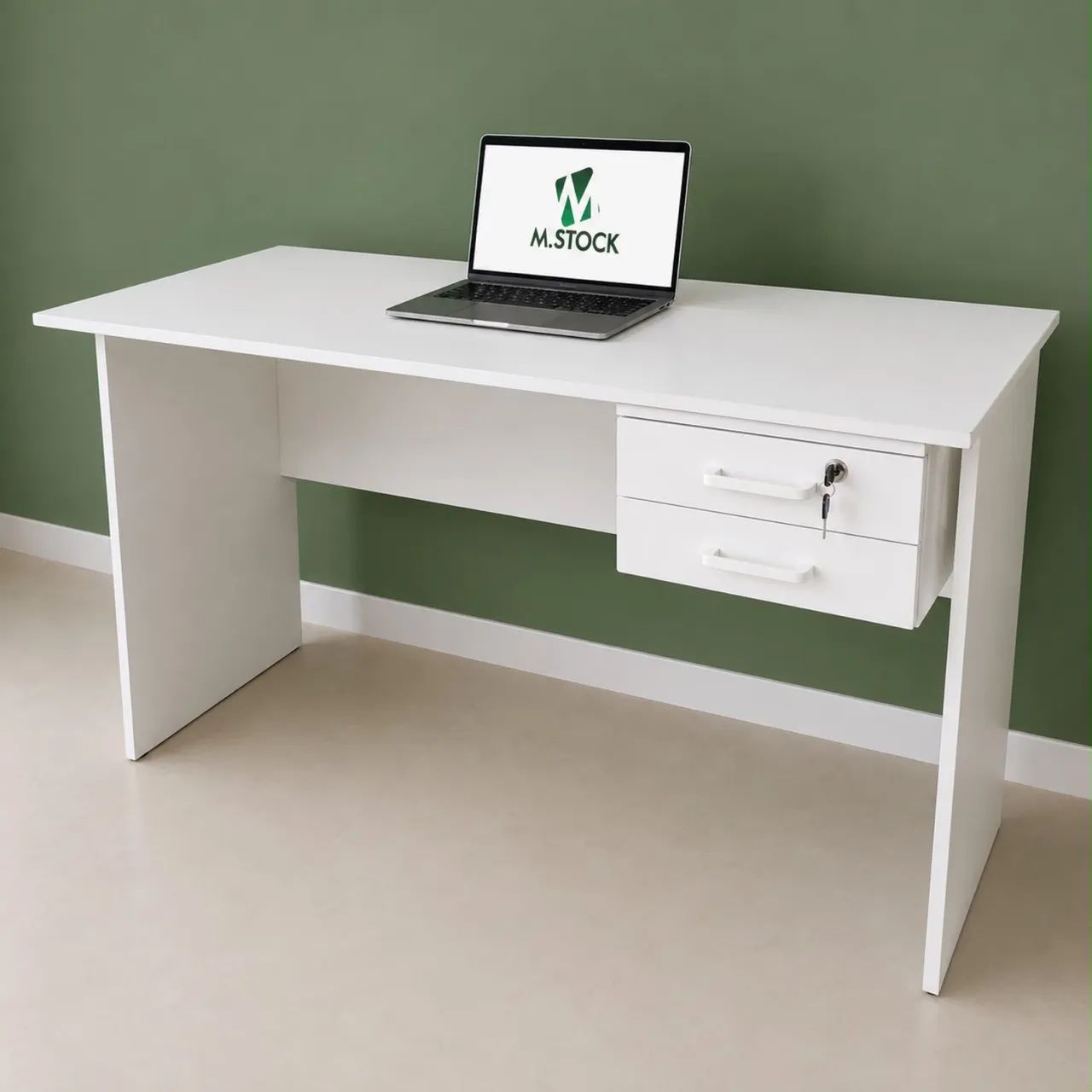Mesa com. 2 gavetas 1,10 X 0,60m 