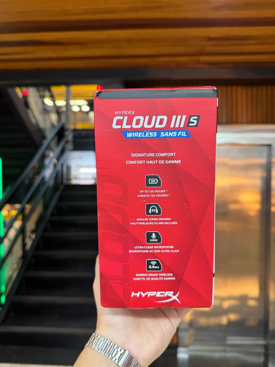 Headset hyperx cloud 3 wireless - Foto 4