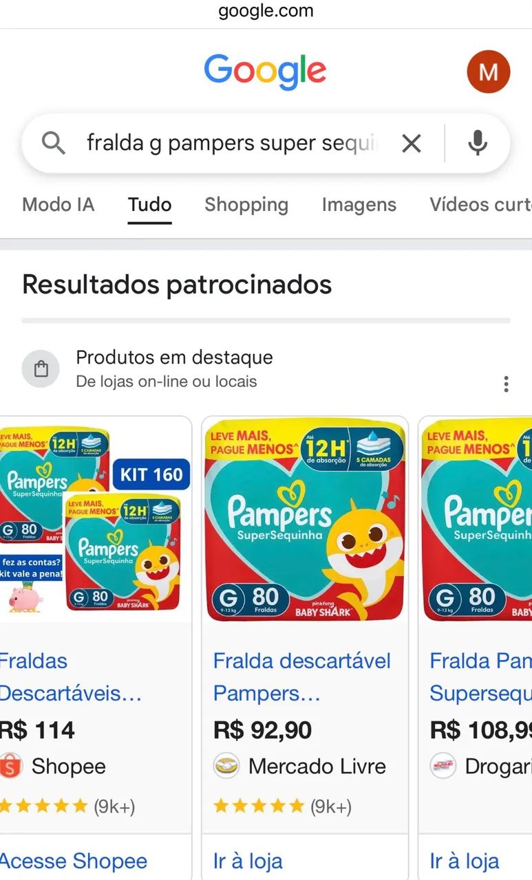 Fralda  Pampers G c/80 - Foto 3