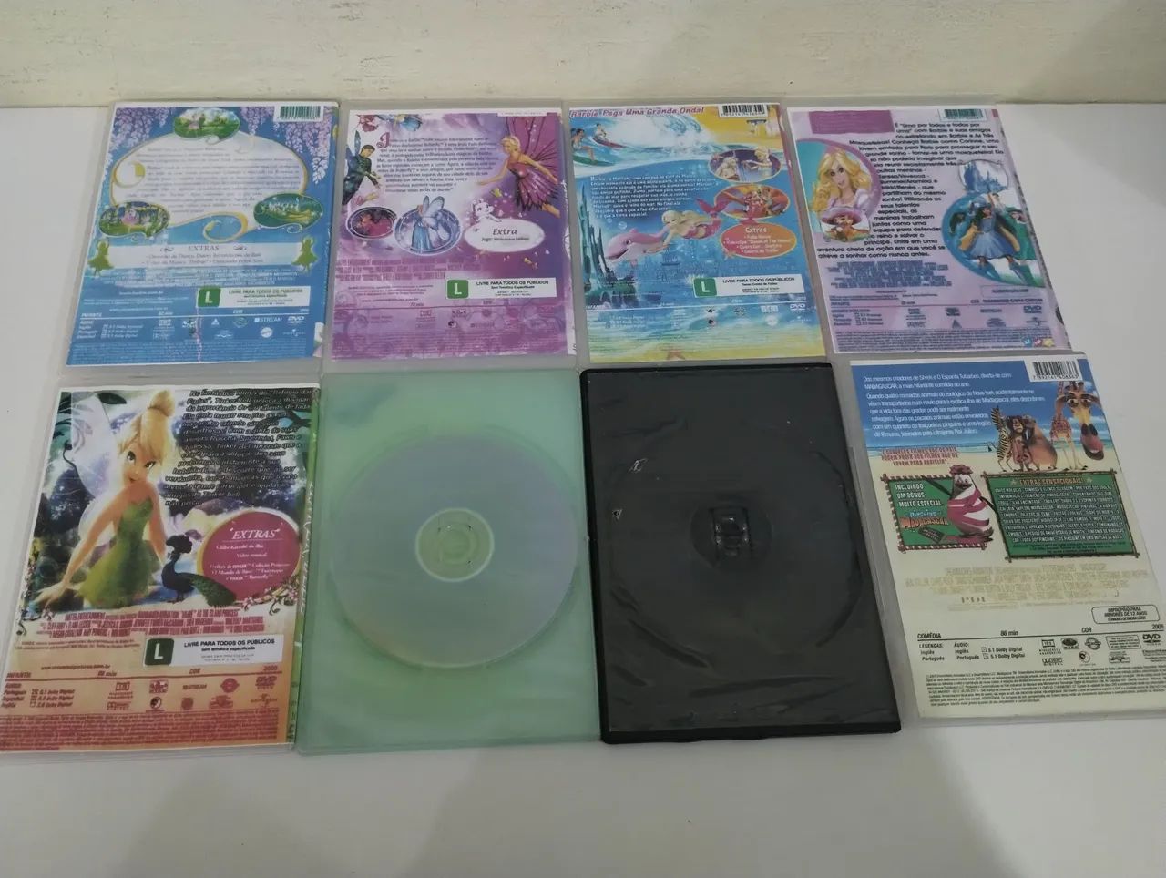 Lote 8 DVDs de Desenhos Infantis  - Foto 2