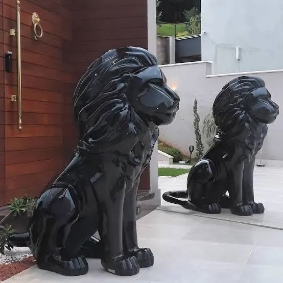 Leão decorativo gigante