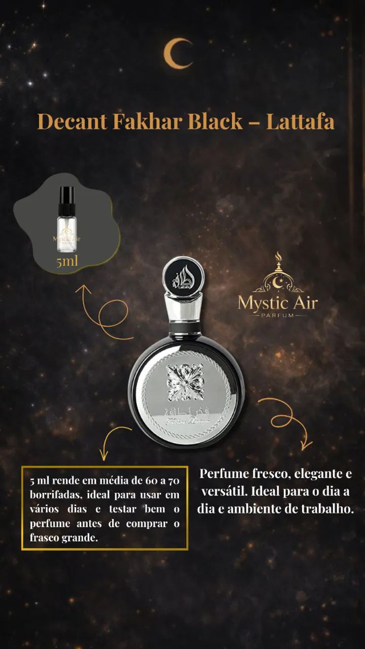 Decant Fakhar Black 5ml