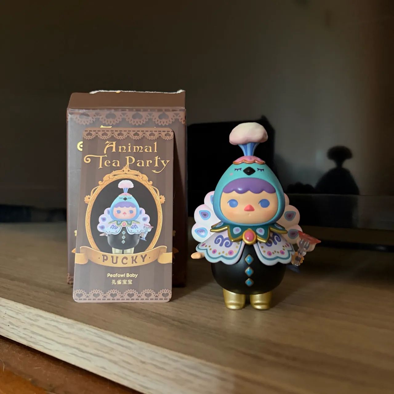 Pop Mart Pucky Animal Tea Party (Peafowl Baby)