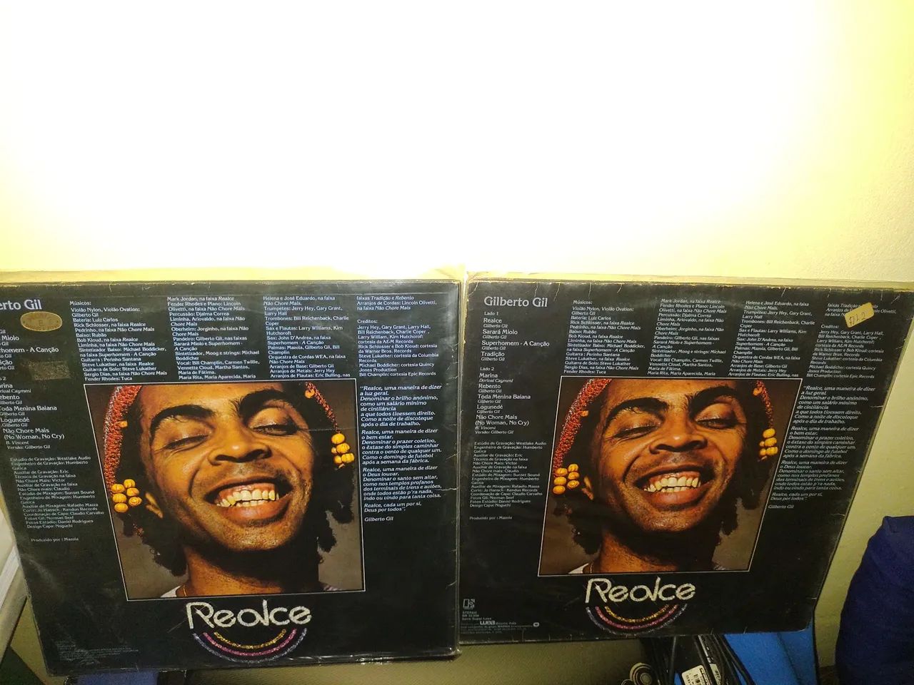 Álbum Realce Gilberto Gil LP disco de Vinil, bom estado. - Foto 2