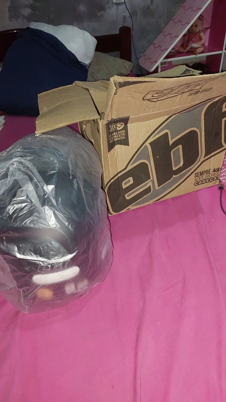 Capacete n58 EBF novo - Foto 3