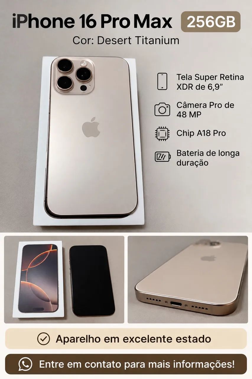 Vendo IPhone 16 pro Max 256GB