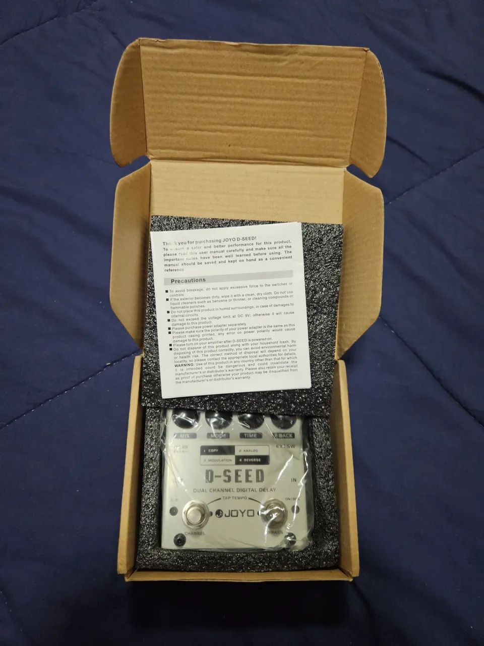 Pedal D-Seed Joyo Delay (openbox) - Instrumentos musicais