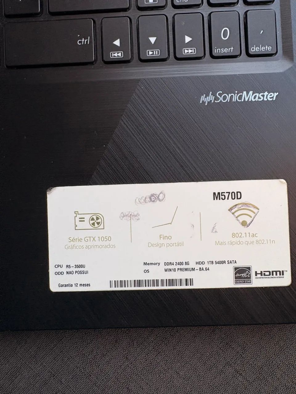 Notebook Asus M570D - Foto 2