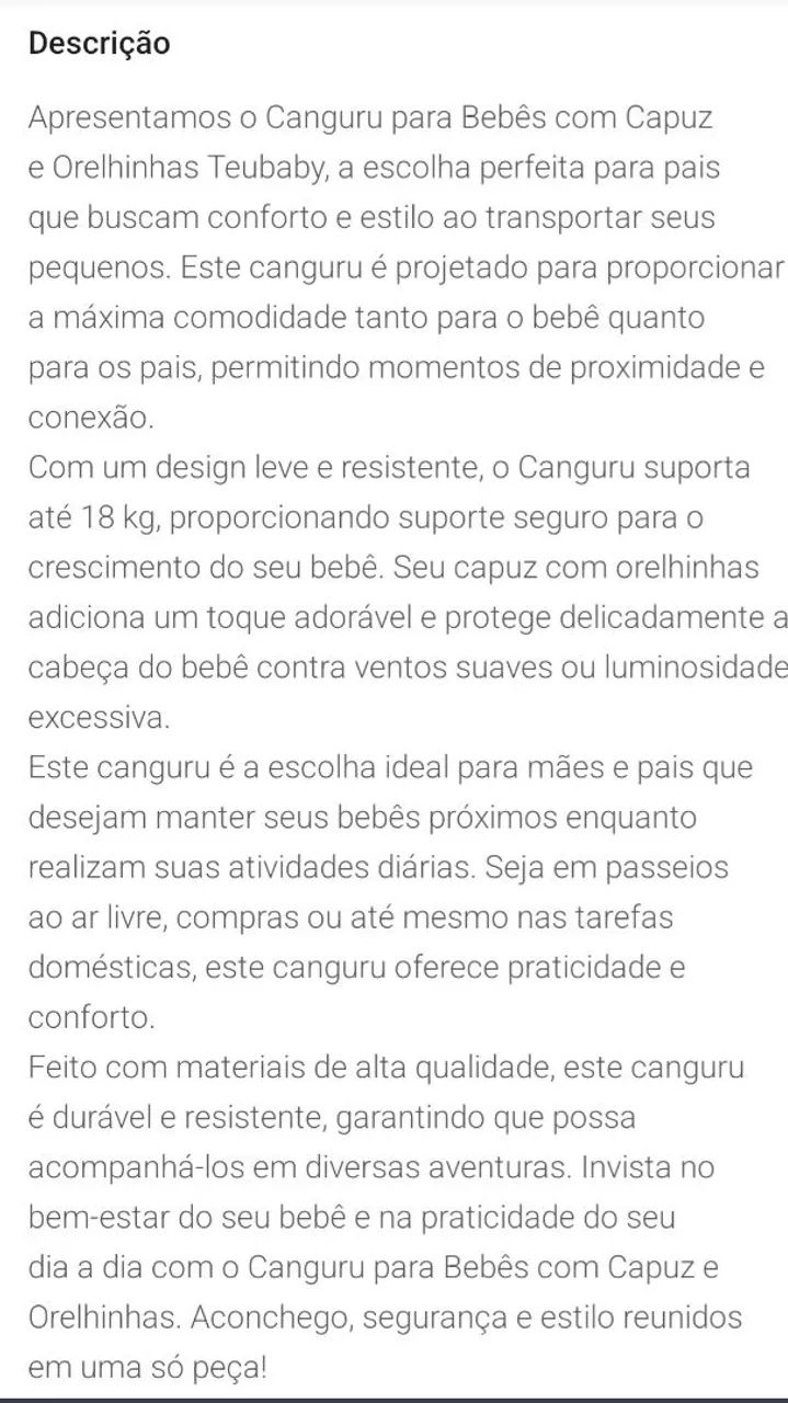 Canguru bebê  - Foto 5