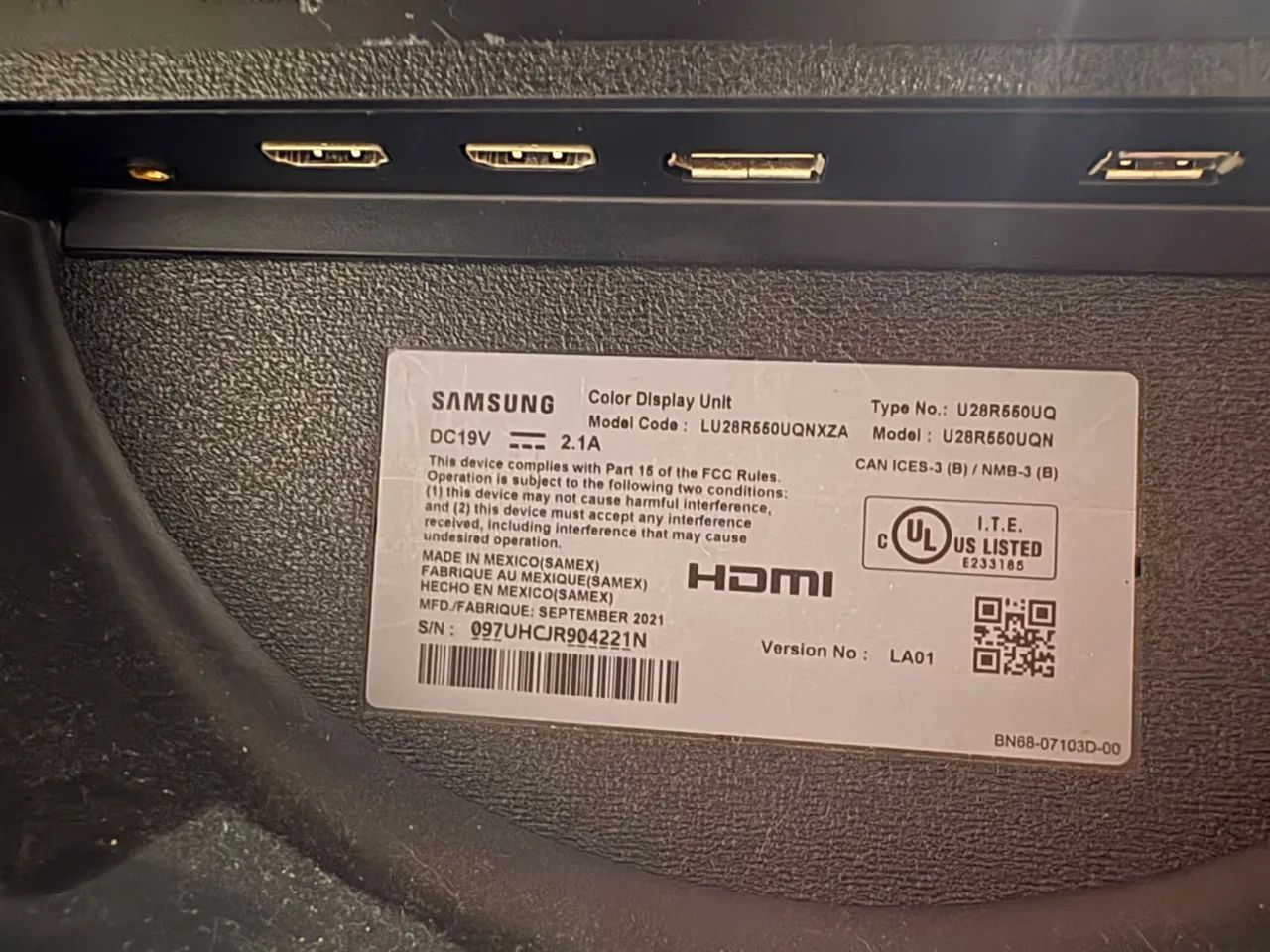Monitor Samsung U28R550UQN - Foto 3