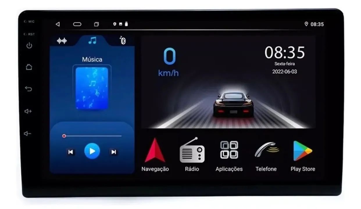 Central Multimidia 9 polegadas Uppertech Octaultra - Foto 4