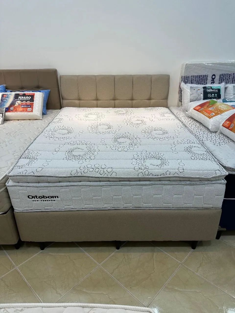Cama completa Ortobom molas ensacadas  - Foto 3