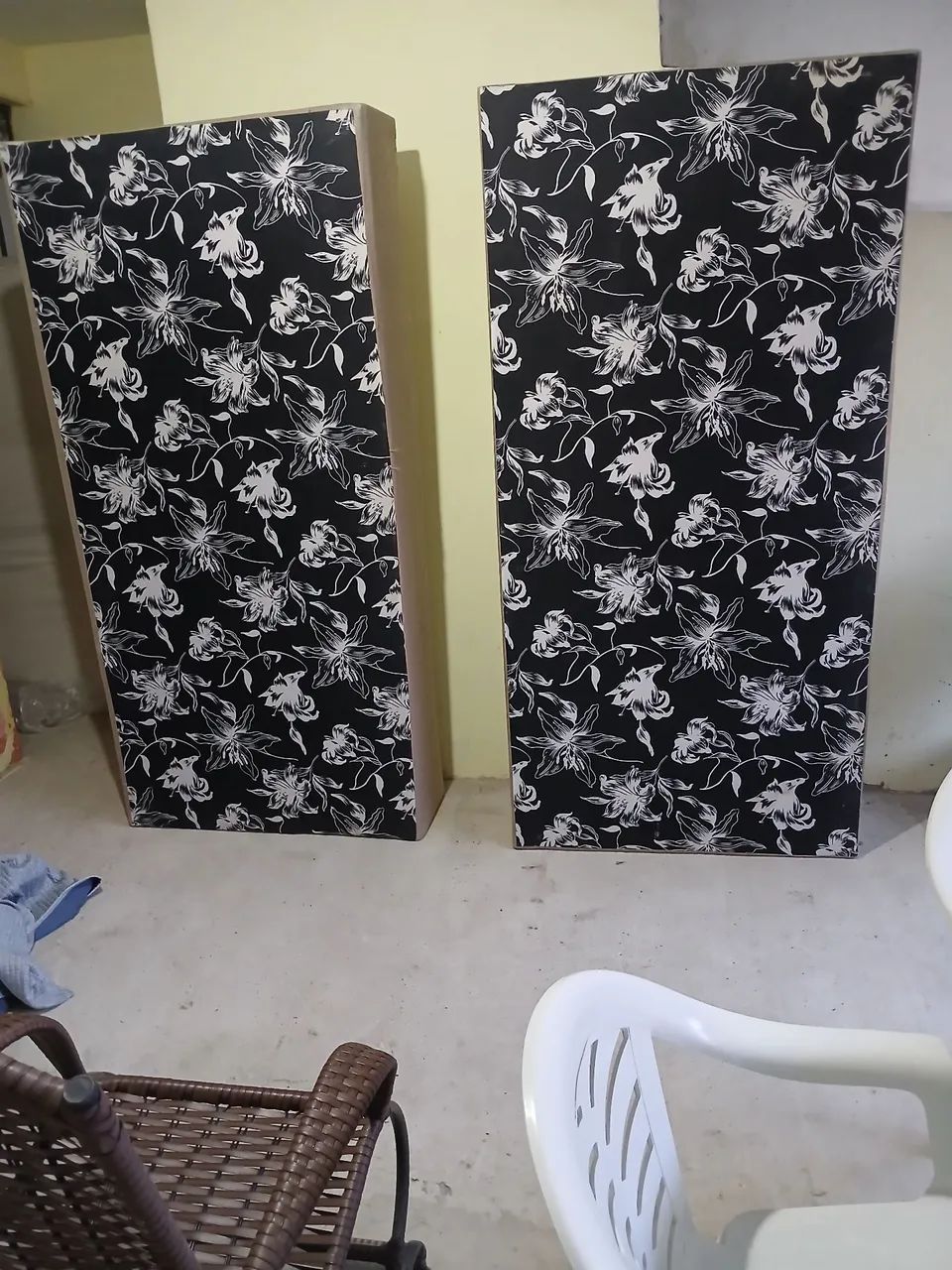 Cama box com base dupla e colchao