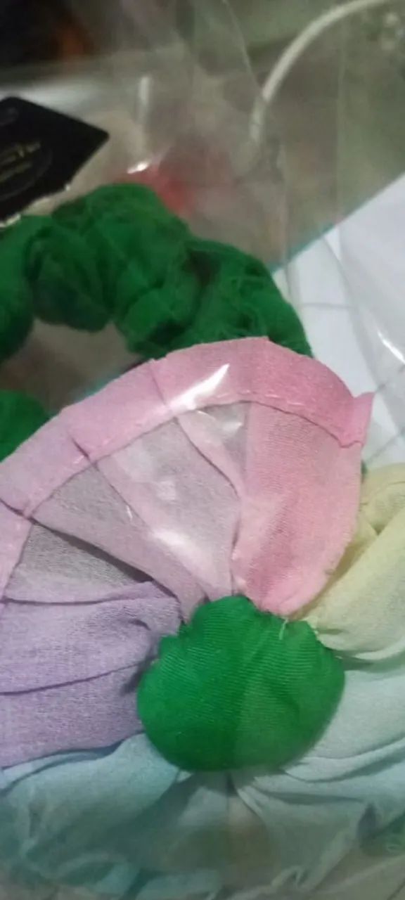Kit com 20 rabicos de tecido sortidos - Foto 3