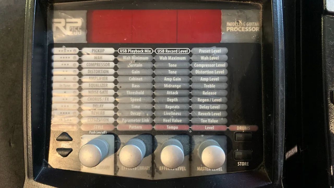 Pedaleira Digitech RP255 - Ótimas condições  - Foto 3