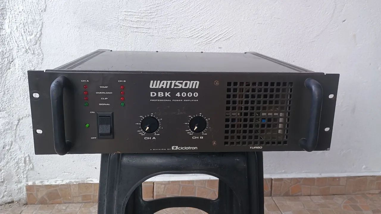 Potência profissional wtassom dbk-4000 original 