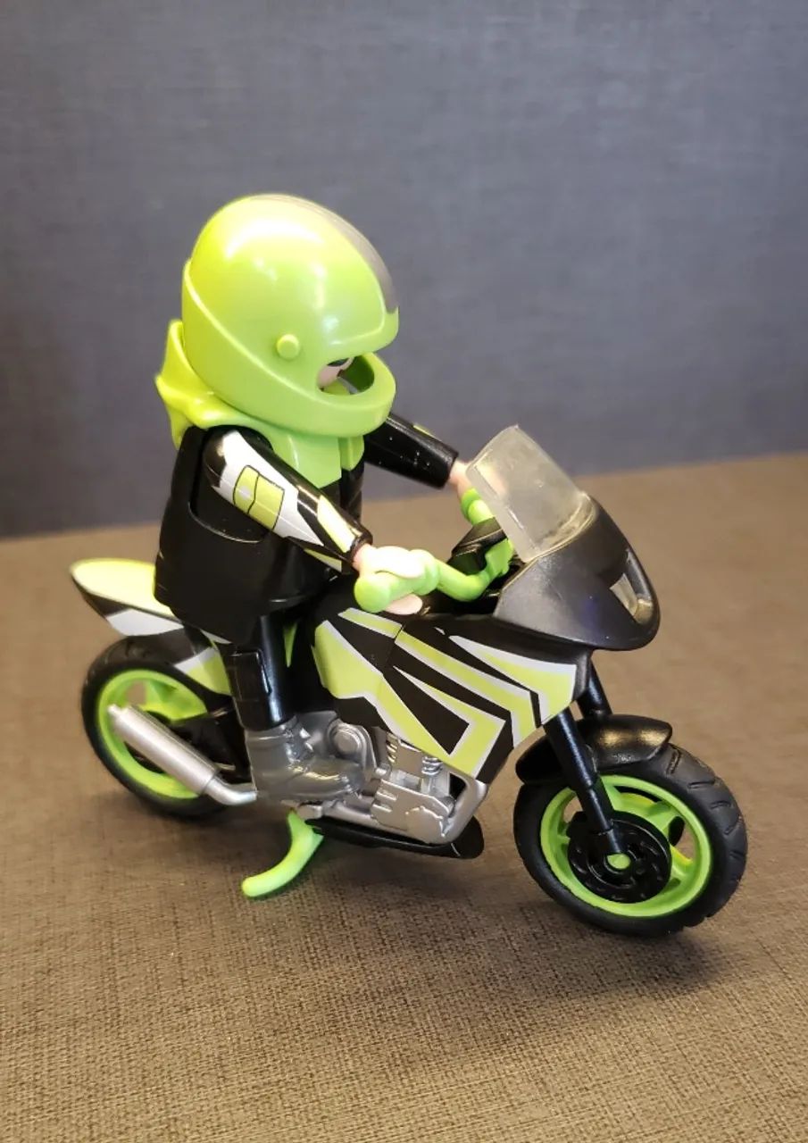 Playmobil Moto e motociclista - Foto 4