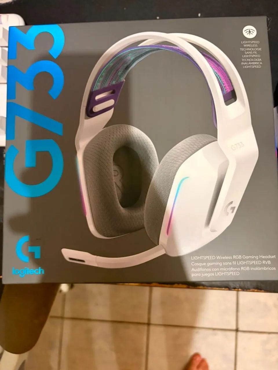 Headset Logitech G733 WIRELESS - LACRADO - Foto 3