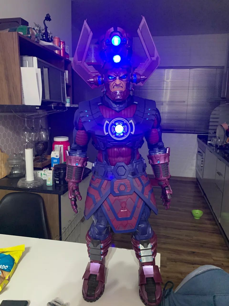 Galactus Haslab Action Figure Marvel Hasbro ORIGINAL COMPLETO - Foto 4