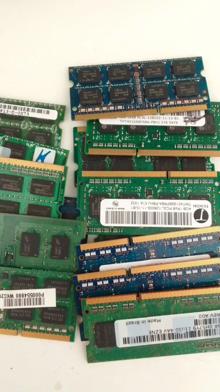 memorias 4gb ddr3 notebook
