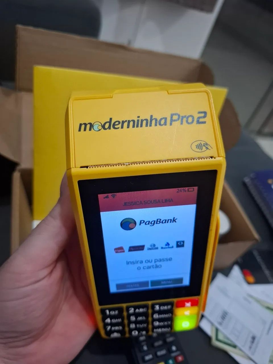 Maquininha Moderninha Pro2 - Foto 5