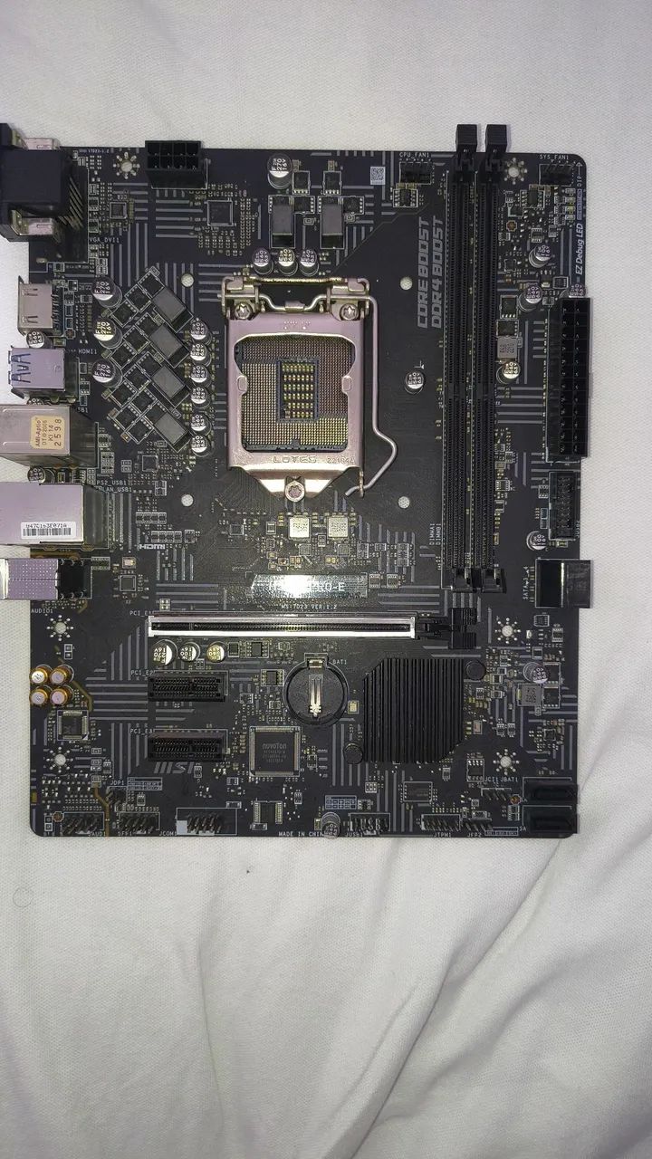 Placa Mãe MSI H510M PRO-E LGA 1200 (Com Defeito / Para Peças)