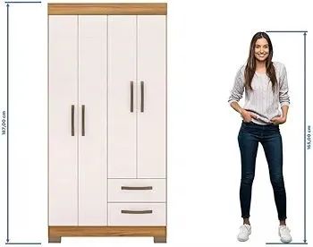 Guarda Roupa Solteiro 4prt -Notavel - Foto 3