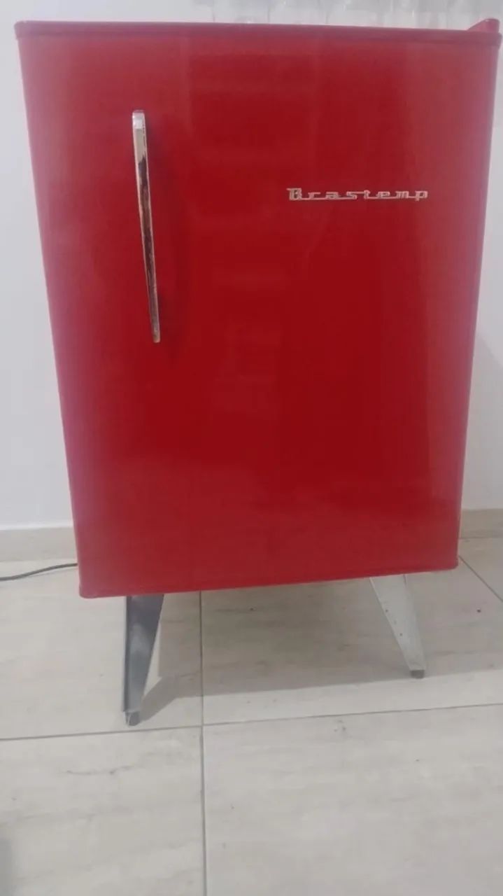 Frigobar retro vermelho - Foto 2