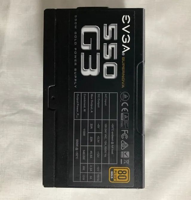 Fonte EVGA 550 80 Gold Modular - Foto 2