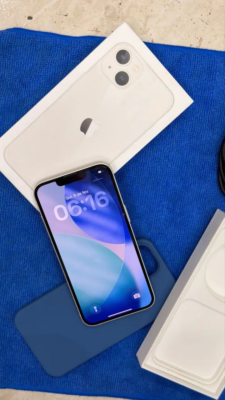 iPhone 13 branco novinho todo original  - Foto 2